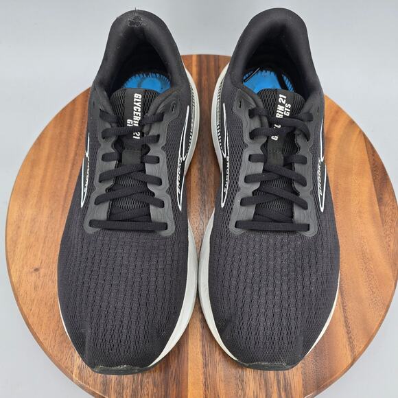 Brooks Glycerin GTS 21 Shoes Mens 11.5 Black Running Athletic Sneaker NO INSOLES main image 4